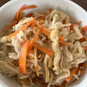 レンジで作る☆切り干し大根の煮物